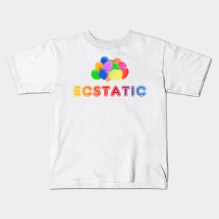 Ecstatic Colourful Ballons Kids T-Shirt